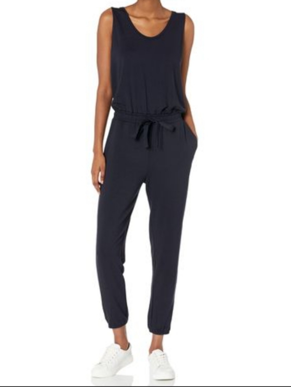 Daily Ritual Teal Sleeveless Jumpsuit